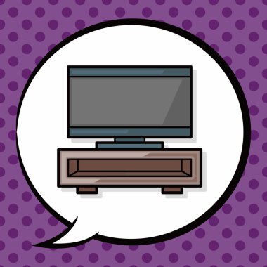 TV doodle, konuşma balonu