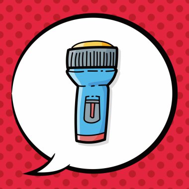 el feneri renk doodle, konuşma balonu