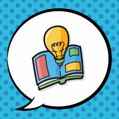 ileti örneği defter renk doodle, konuşma balonu