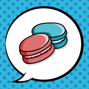 Macaron doodle, konuşma balonu