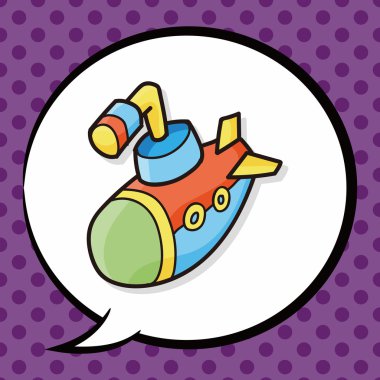 Denizaltı doodle, konuşma balonu