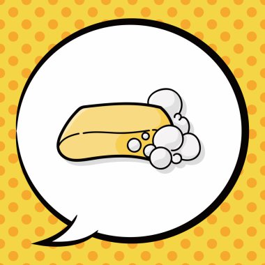 sabun doodle, konuşma balonu