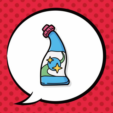 deterjan doodle, konuşma balonu
