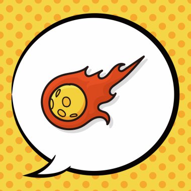 Göktaşı doodle, konuşma balonu