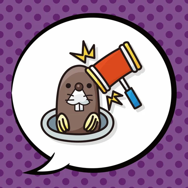 Whack-a-mol doodle, konuşma balonu