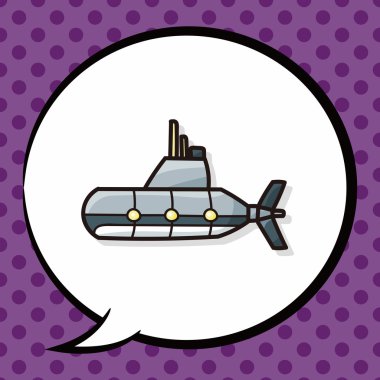 Denizaltı doodle, konuşma balonu