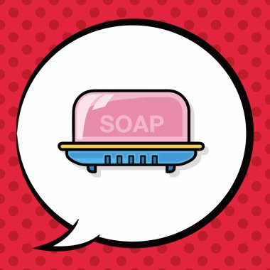 sabun doodle, konuşma balonu