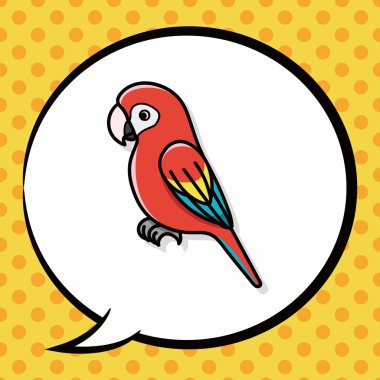 Papağan doodle, konuşma balonu
