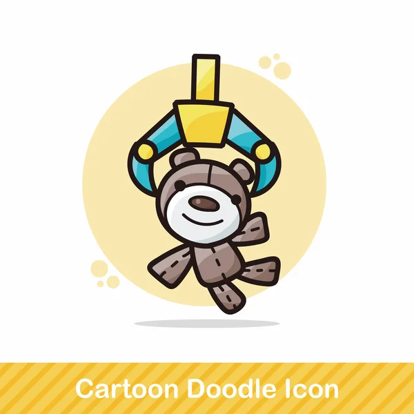 pençe oyun doodle vektör çizim