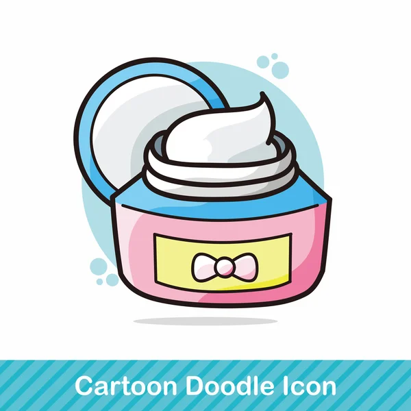 Loción doodle vector ilustración — Vector de stock