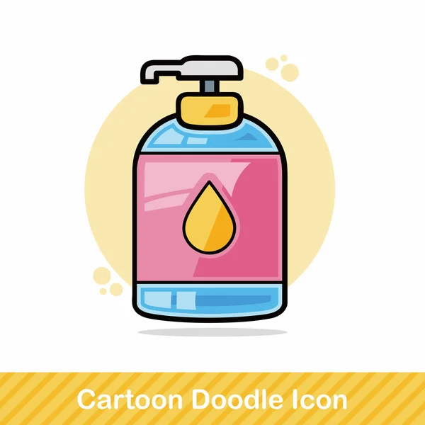 Shampoo doodle vector illustration — Stock Vector