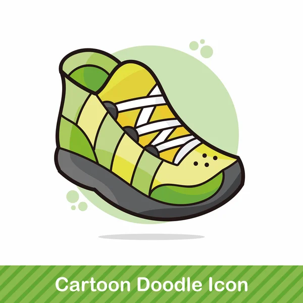Running shoes doodle vector illustration — Stock Vector © wenchiawang