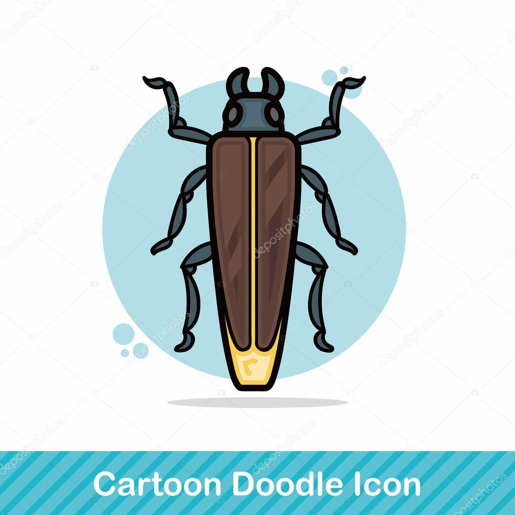 bug doodle vector illustration