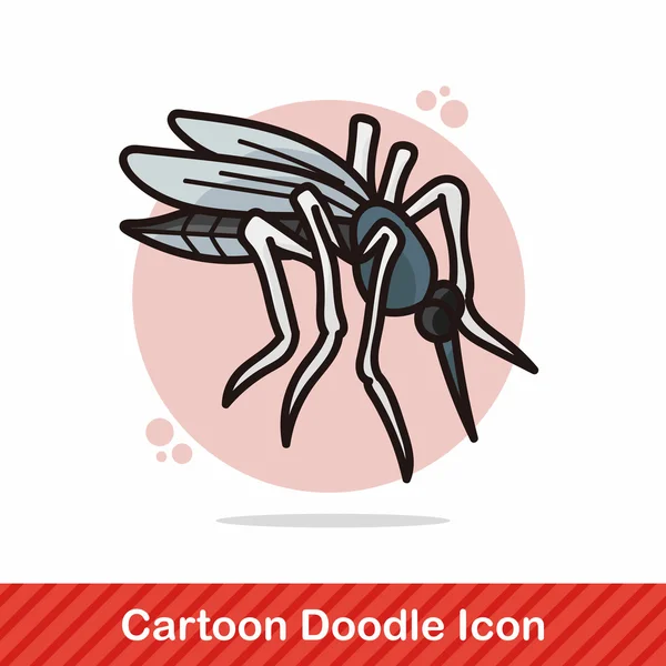 Ilustração vetorial doodle bug —  Vetores de Stock