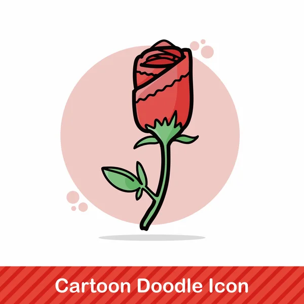 Ilustração do vetor doodle flor —  Vetores de Stock