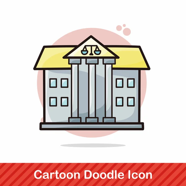Corte doodle vetor ilustração vetor ilustração — Vetor de Stock