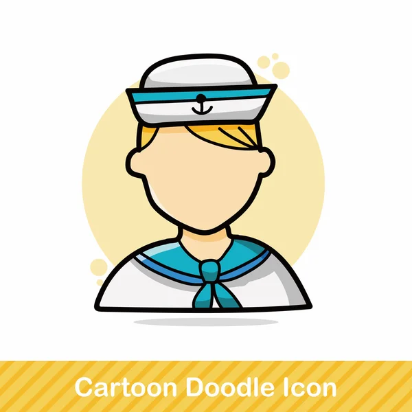 Career character doodle vector illustration — Stock Vector