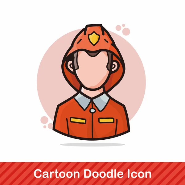 Career character doodle vector illustration — Stock Vector
