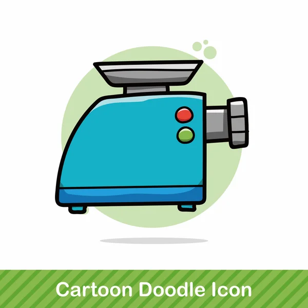 Máquina de pesagem doodle vector ilustração vetor ilustração —  Vetores de Stock