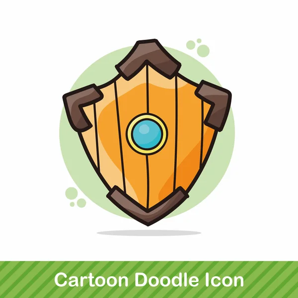 Illustration vectorielle de doodle d'arme — Image vectorielle