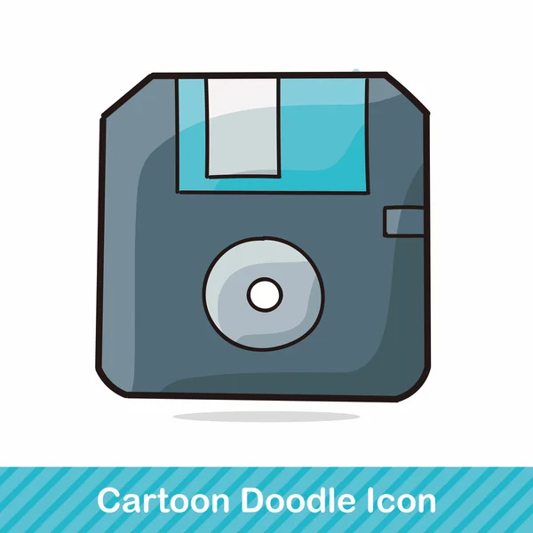 Illustration vectorielle de doodle disque — Image vectorielle