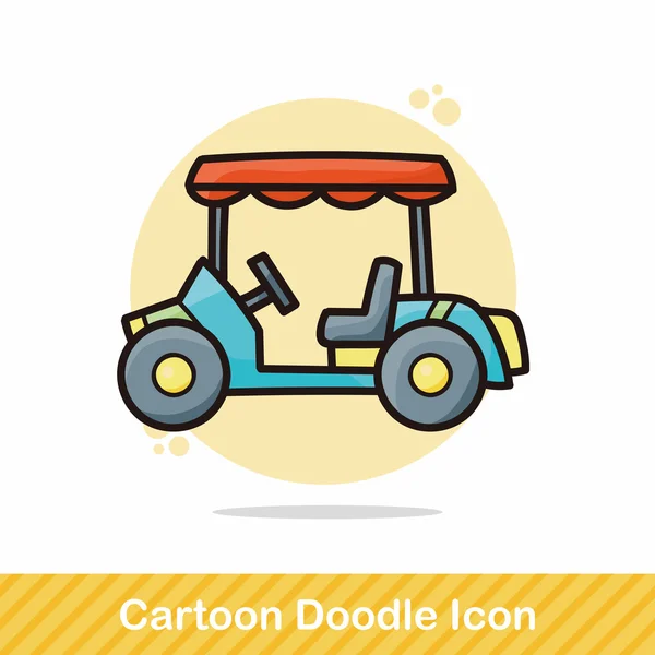 Coche doodle vector ilustración — Archivo Imágenes Vectoriales