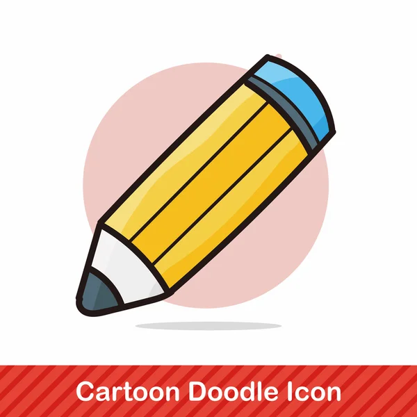 renk doodle vektör çizim kalem ve kurşun kalem