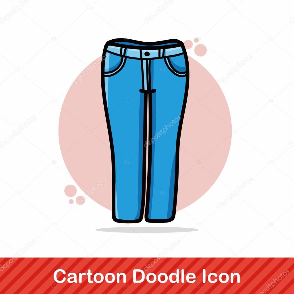 Pants doodle vector illustration — Stock Vector © wenchiawang 91763540