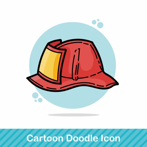 Feuer Hüte Farbe Doodle Vektor Illustration — Stockvektor