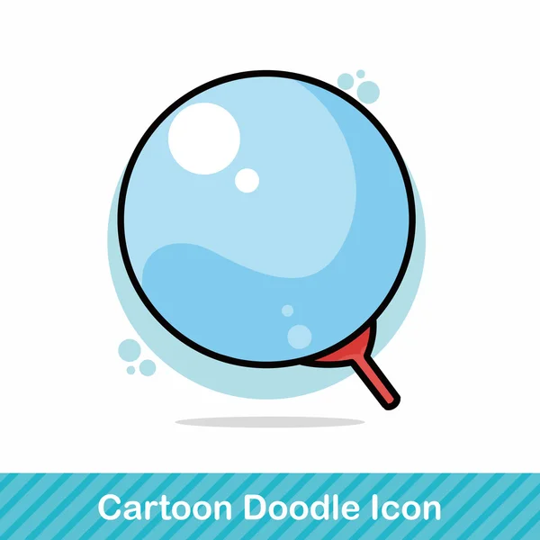 Balloon doodle vector illustration — Stock Vector