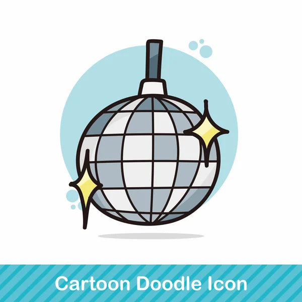 Partito palla doodle vettoriale illustrazione — Vettoriale Stock