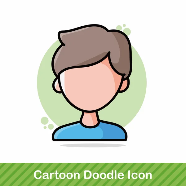 Personagem doodle ilustração vetorial — Vetor de Stock