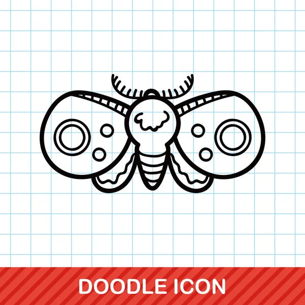 Bug doodle vector ilustración vector ilustración — Vector de stock