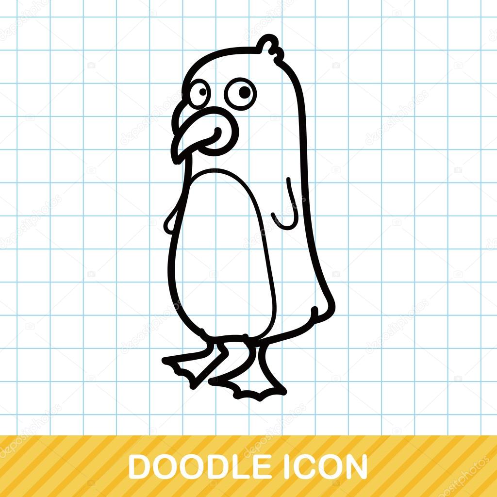 Animal Penguin Doodle Vector Illustration Stock Vector Animal Penguin Doodle Vector Illustration Stock Vector