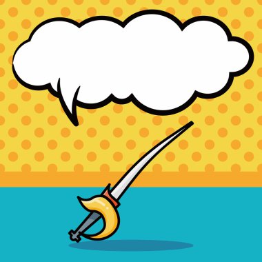 silah doodle, konuşma balonu