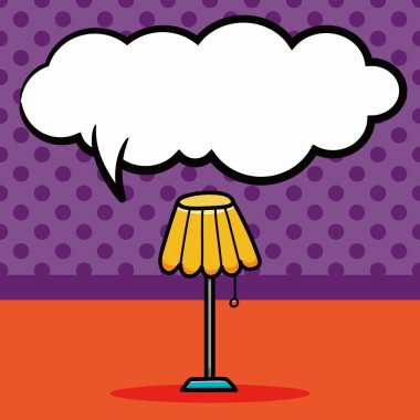 lamba doodle, konuşma balonu vektör çizim