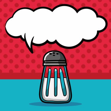 sosu şişe renk doodle, konuşma balonu vektör çizim