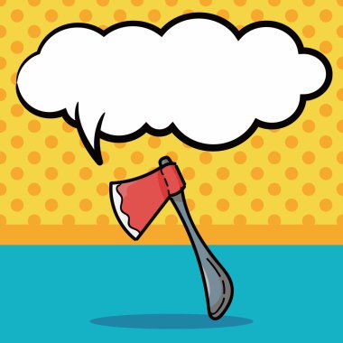 balta renk doodle, konuşma balonu vektör çizim
