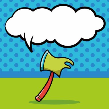 balta renk doodle, konuşma balonu vektör çizim