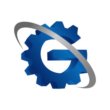 Dişli logo şablonu