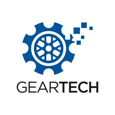 Dişli logo şablonu