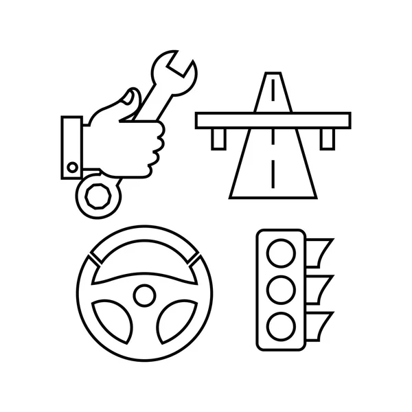 Modèle de logo de voiture — Image vectorielle