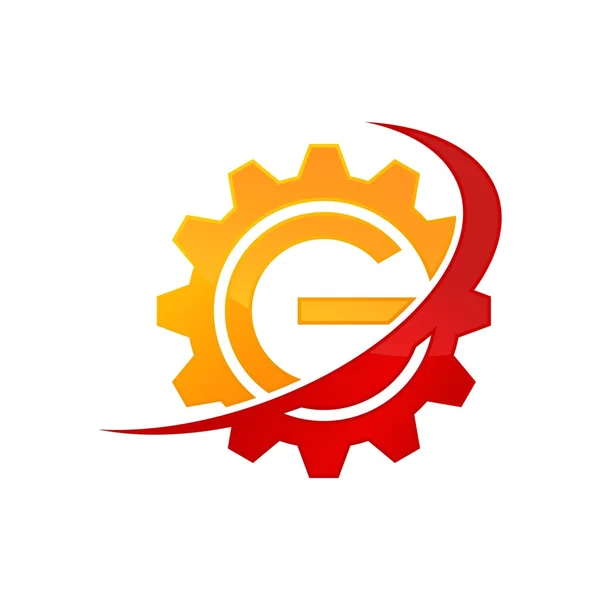 Szablon logo biegu — Wektor stockowy