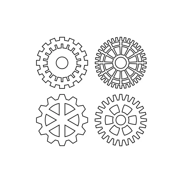 Gear logotyp mall — Stock vektor