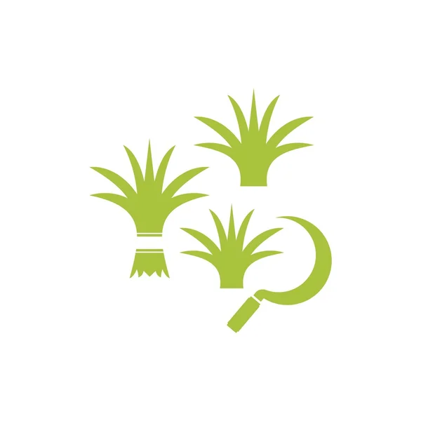 Modèle de logo pour l'agriculture — Image vectorielle