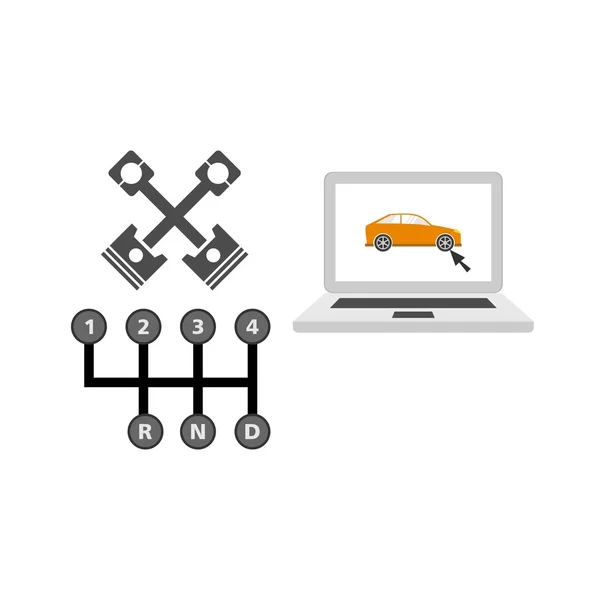 Modelo de logotipo Carmaintenance — Vetor de Stock