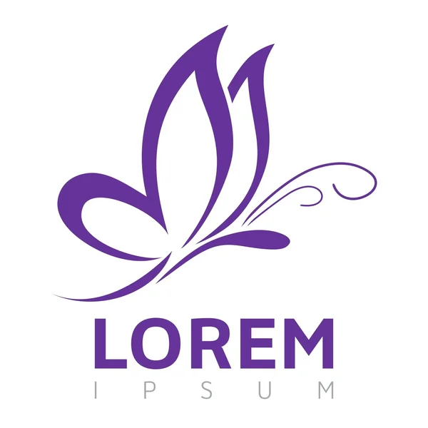 Kelebek logo şablonu