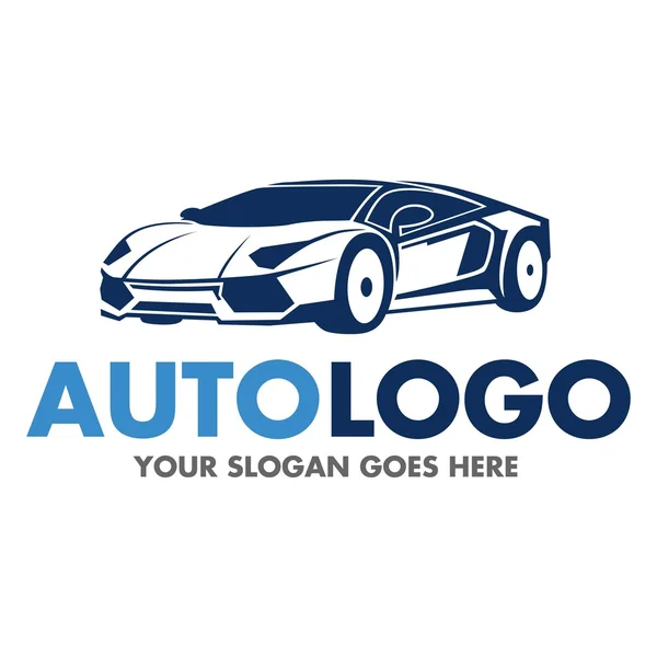 Autóipar autó logó Telmplate — Stock Vector