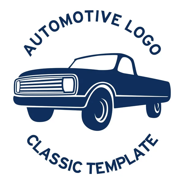 Telmplate logo auto automobilistico — Vettoriale Stock