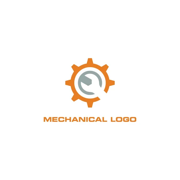 Szablon Logo mechaniczne — Wektor stockowy